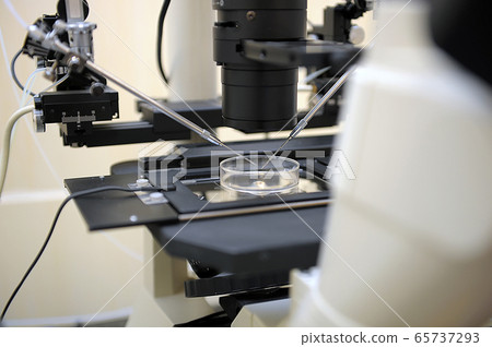 Laboratory Microscope. Scientific and healthcare research background. 65737293