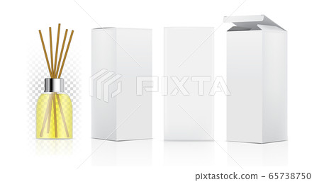 Download Mock Up Glossy Transparent Reed Diffuser Bottle Stock Illustration 65738750 Pixta