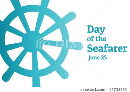 Day of the Seafarer. June 25. Holiday concept. Template for background, banner, card, poster with 65738883