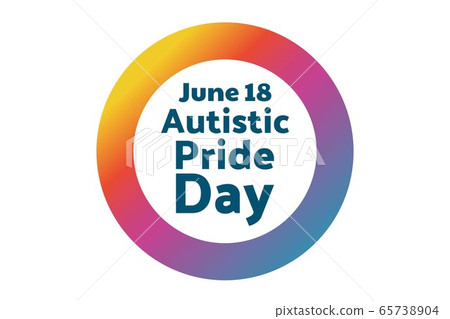 Autistic Pride Day. June 18. Holiday concept. Template for background, banner, card, poster with 65738904