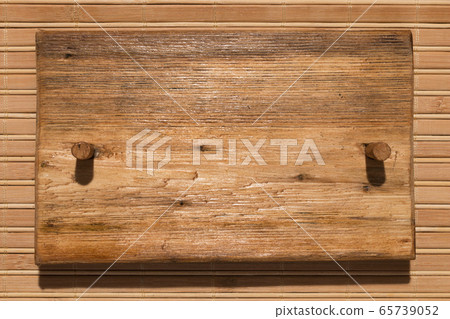 Wooden frame made of wood with a wooden gag lie on Wooden frame made of wood with a wooden gag lie on 65739052