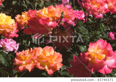 粗糙的完成/玫瑰 65740371