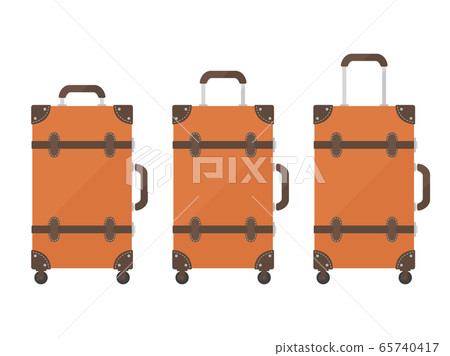 Illustration of an orange suitcase Illustration of an orange suitcase 65740417