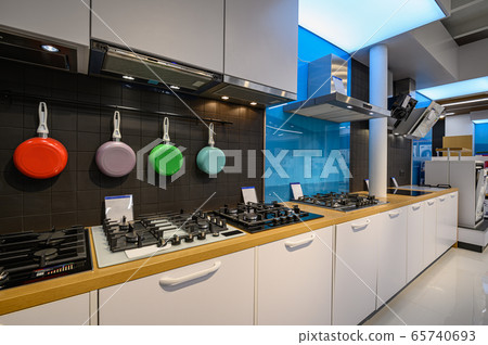 Interior of premium domestic appliance store Interior of premium domestic appliance store 65740693