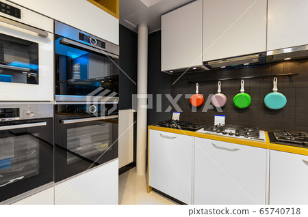 Interior of premium domestic appliance store Interior of premium domestic appliance store 65740718