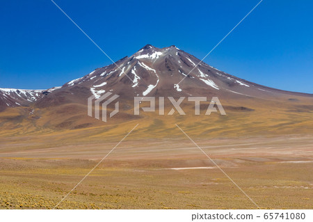 Atacama Desert, Chile. Salar Aguas Calientes. Lake Tuyacto. South America. Atacama Desert, Chile. Salar Aguas Calientes. Lake Tuyacto. South America. 65741080