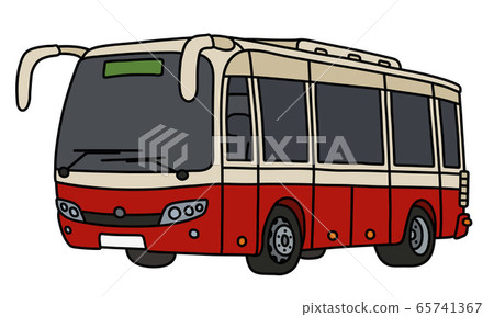 The red and white city bus The red and white city bus 65741367