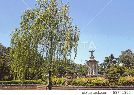 Rough finish, Tsurumai park entourage 65741593