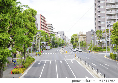 Scenery of the intersection in front of Kosei Hospital on Ring Seven Road (Suginami Ward, Tokyo) 65744762