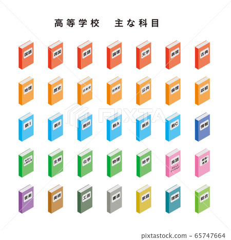 高中教科書圖標設置為主要科目 65747664