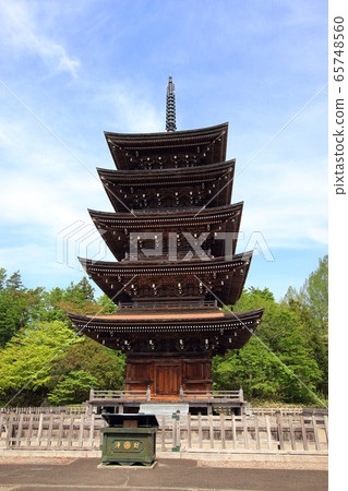 Definition Mountain Pagoda of Saihoji Temple 65748560
