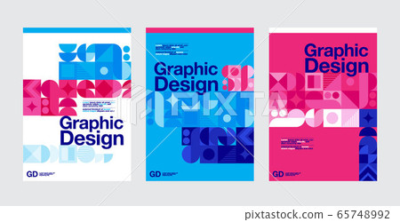 Graphic Design, Geometry Shape, Blue ,Layout Graphic Design, Geometry Shape, Blue ,Layout 65748992