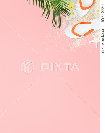 背景沙海灘粉紅色 背景沙海灘粉紅色 65750726