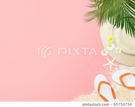 背景沙海灘粉紅色 背景沙海灘粉紅色 65750734