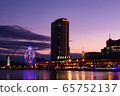 Kobe Harborland at dusk 65752137