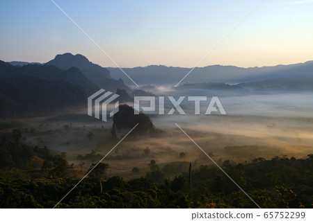 Beautiful Mountain View of Phu Langka National Park Beautiful Mountain View of Phu Langka National Park 65752299