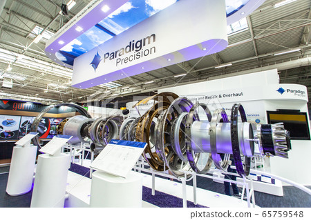 turbine, rings, blades, Salon le Bourget Paris plane space museum 65759548