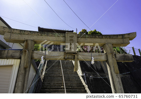 岡山縣倉敷市下水四支柱神社 岡山縣倉敷市下水四支柱神社 65760731