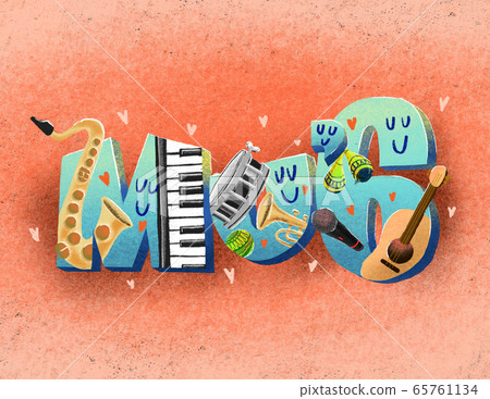 Various Music iNstruments. 65761134