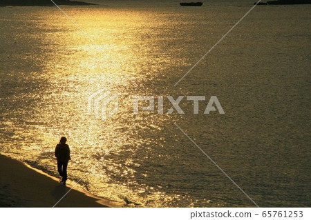 在夕陽下漫步（羽沼島） 65761253