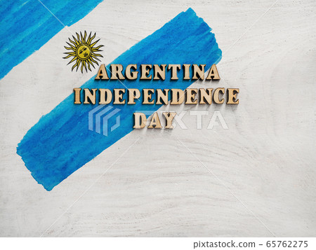 Happy Independence Day. Beautiful greeting card. Closeup 65762275