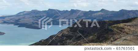 Christchurch in New Zealand. Panoramic view. 65763501