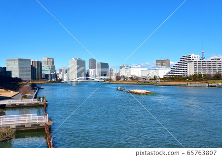 Scenery of Hatchobori, Shinkawa, Tsukuda and Etchujima 65763807