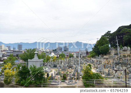 View from the train window of the Ichibata Electric Railway Kitamatsue Line, from Izumoshi Station to Kawato Station and the Taisha Line 65764259