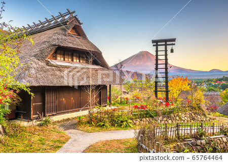 Mt. Fuji, Japan Historic Village Mt. Fuji, Japan Historic Village 65764464