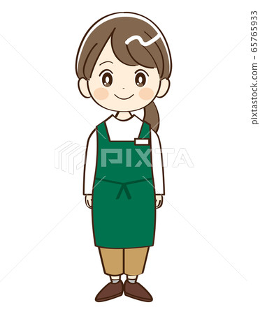 Woman, clerk, smile 65765933