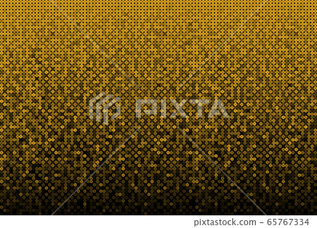 Background made of gold sequins, glitters dots 65767334