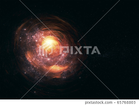 Deep space. Colorful quasar in bright colours Deep space. Colorful quasar in bright colours 65768803