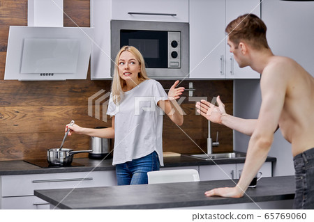 every morning begins from quarreling of married couple every morning begins from quarreling of married couple 65769060