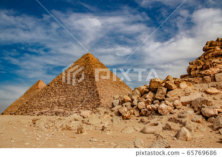 Ancient Pyramid of Mycerinus, Menkaura and the 65769686