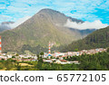 Views mount Lawu, taken from the lake Sarangan 65772105