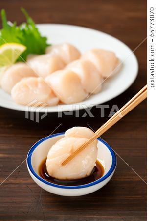 扇貝扇貝蘸醬油 65773070