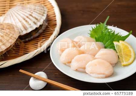 刺身扇貝 65773189