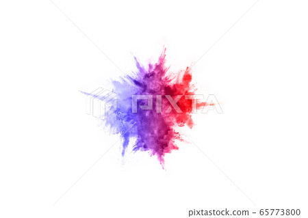 abstract powder splatted background. Colorful powder explosion on white background. Colored cloud. Colorful dust explode. Paint Holi. abstract powder splatted background. Colorful powder explosion on white background. Colored cloud. Colorful dust explode. Paint Holi. 65773800