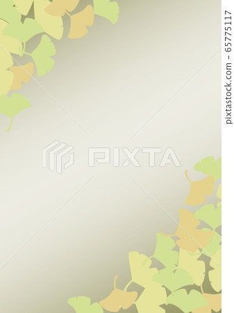 銀杏葉背景素材 65775117