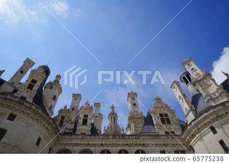 Chambord castle in the Loire region Chambord castle in the Loire region 65775238