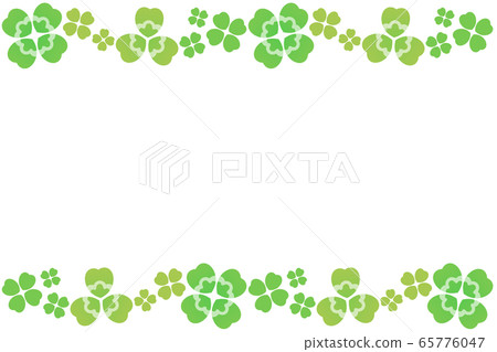 Clover frame rectangle - Stock Illustration [65776047] - PIXTA