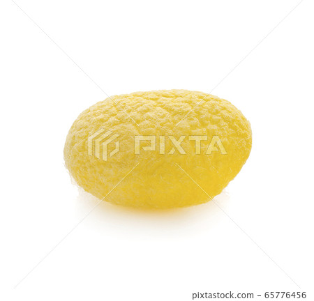 yellow thai silkworm cocoons pile an isolated on yellow thai silkworm cocoons pile an isolated on 65776456