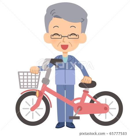 Senior man parking management Senior man parking management 65777583