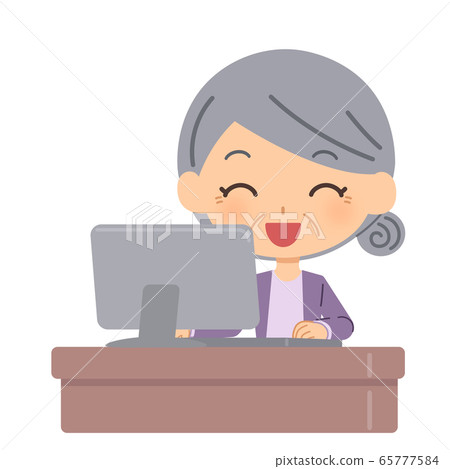 老年婦女PC 65777584