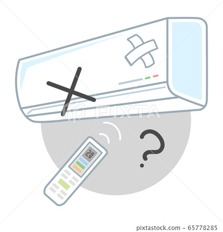 空調故障？ （以破損的空調和遙控器為例） 65778285