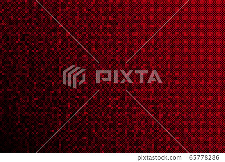 Background made of red sequins, glitters dots 65778286
