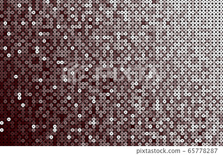 Background made of red love sequins, glitters dots 65778287