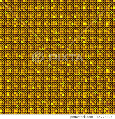 Background made of gold sequins, glitters dots - Stock Illustration ...
