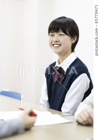 Junior high school high school student learning guidance interview image Junior high school high school student learning guidance interview image 65778471