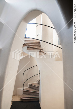 Casa batllo artisan modern arch hallway and stairwell Casa batllo artisan modern arch hallway and stairwell 65778764